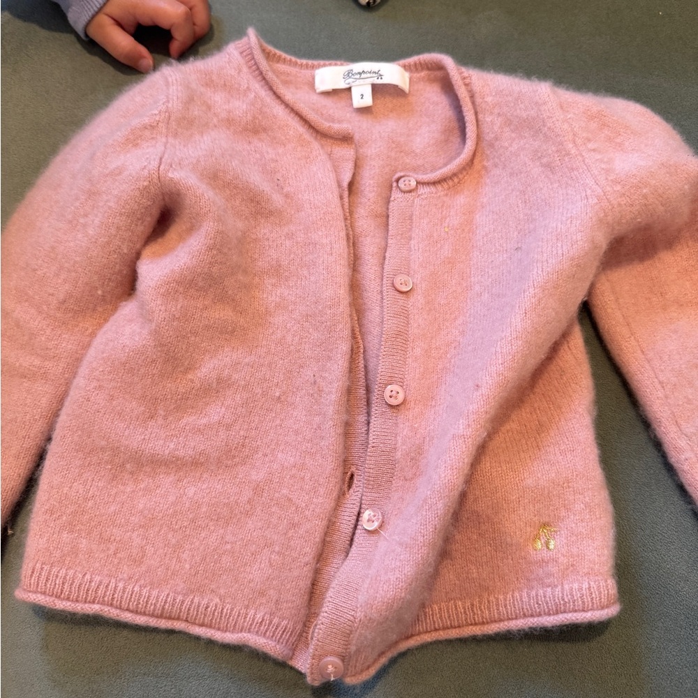 Toddler girl cashmere cardigan